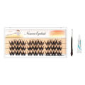 Three Rows Of Travel Set Of False Eyelashes Beginner'S Trial Set Of Eyelashes Natural Mom Raw Feeling Single Cluster Simulation Eyelashes. 