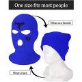 Fashion Men Women Embroidery Balaclava Warm 3 Holes Full Face Cover Broken Heart Hood Knitted Balaclava Face Mask Winter Ski Mask for Winter Adult Supplies Vintage. 