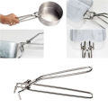 Cooking Pot Holder Silver High Quality Anti-hot Clamp Gripper Hot Bowl Clip Pot Dish Holder Steamer Lifter Picker Heat Insulation Plate Tong. 