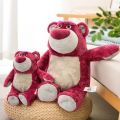 Disney Toy Story Lotso Huggin Strawberry Bear Stuffed Toys Cartoon Cute The Bear Plush Dolls Birthday Gift For Kids Girlfriend. 