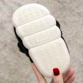 Comfortable Panda Slippers Decoration, Handcraft, Craft Ornament, Clothing, Warmer, Floor, 1 Pair, Cute Shoes for Bedroom, Baby, Girls, Kids Toddler , Foot 19.5cm, Black. 