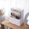 [Ready Stock] Cosmetic Makeup Organizer Display Table Storage Box with Drawers Lipsticks Holder Desktop Sundry Storage Case Cosmetic Drawer By MZ Traders. 