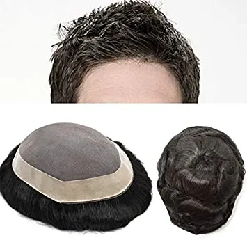 Slim Beauty Euro Next Custom Mens Hair piece Toupee - Hair Replacement  System / Wig (Size 6x8) | Daraz.pk