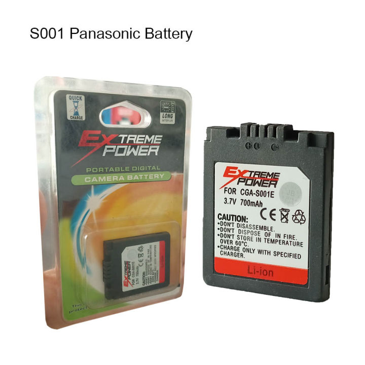 CGA-S001 CGA S001 Camera Battery For CGR-S001 DMW-BCA7 DMC-F1 DMC-FX1 DMC-FX5