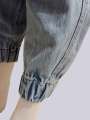 LMS Sky Blue Jogger Cargo Pants. 