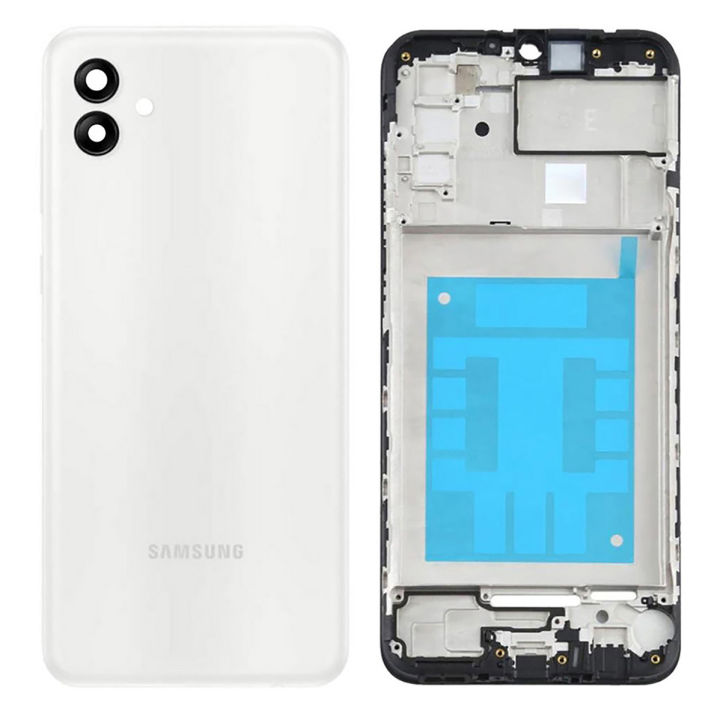 Samsung Galaxy A04 Complete Replacement Back Body Casing Housing Kit For Samsung Galaxy A04 - White - Premium