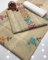 Embroided 3 Piece Suit For Women Paper Cotton Shirt Dupatta with COMPUTER KACHA TARKASHI EMBROIDERY and White Cotton Chikankari Trouser Ashrafi Ashrafi Customized. 