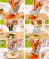 Multifunctional Box Grater With 6-Sided Stainless Steel,for Cheese, Ginger, Vegetables，Garlic，Nutmeg, Chocolate- Easy To Use And Clean. 