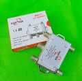 DiSEqC Switch 4x1 With 5 RG6 and 5 RG7 Connectors For Dishes 4 LNB Connect High Quality. 