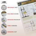 Preparation of Hydrogen Gas and Hydrogen chloride Gas | Chemistry Wall Chart for Classroom and School Decoration | HD  Picture Presentation on 200 gram laminated Card 23*36 inches. 