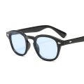 Fashion Johnny Depp Style Round Sunglasses Brand Designer Clear Candy Colors Lens Sun Glasses Male Female Vintage Oculos De Sol. 