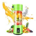 The Fashion Front Mini Portable USB Rechargeable Juicer Blender Mixer 6 Blades 380ml -Electric Blender Single Serve Mini Food Grade Water Bottle Portable Juicer Cup Smoothie Maker and Multipurpose Uses. 