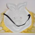 Rabbit Cartoon Face Mask for Kids Adults Cosplay Eva Foam Animal Face Cut Holi Mask for Boys and Girls. 