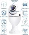 Wifi bulb CCTV camera 360 view security camera | night vision | motion detector. 