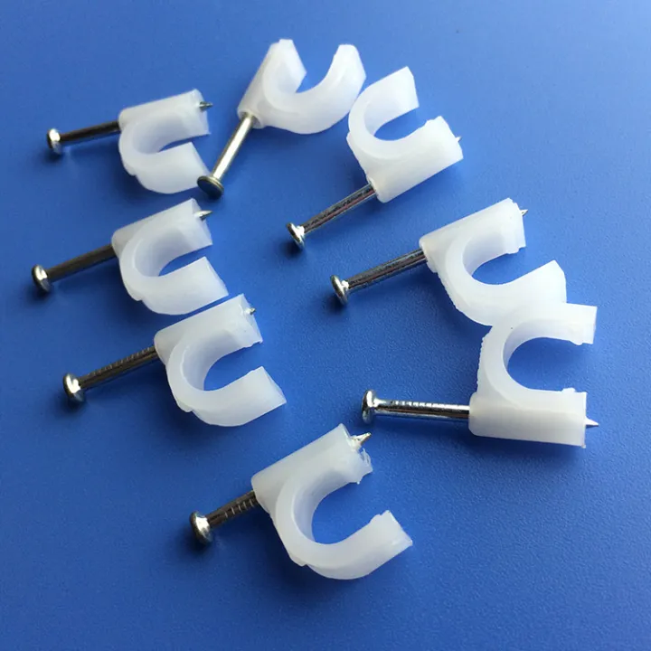 Fiber%20Optic%20Wall%20Fixing%20Wire%20Flat%20Cable%20Clips%20with%20Nail%20Steel/Clip%20Cable%20PVC%20Wire%20Cable%20Clip%20Nail%20Clip%20Wire%20Organizer%20Nail%20Mount%20Cable%20Clamp%20100%20Pcs%20/%20Pkt%20-%20Image%204