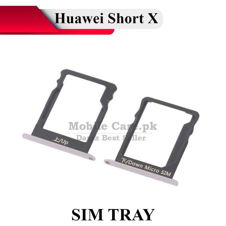 Huawei Short X SIM Tray Sim Jacket Sim Slot Sim Door For Huawei Short X - Silver