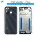 iTel Vision 1 Pro Housing Middle Frame With Side Button and Camera Lens Complete Body Casing Replacement For Vision 1 Pro - Black. 