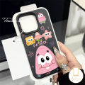 Trendy Cute Cartoon Spongebob Patrick Star Couple Soft Cover Compatible for IPhone 15 11 16 13 14 12 Pro Max X 15 16 14 Plus XR XS Max Luxury Skin Feel Leather Texture Case. 