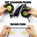 EKSA E800 7.1 Surround Gaming Headset Metal Frame Soft Protein Memory Foam 3D Bass Wired Headphones with Noise Canceling Mic,  Aluminum Frame Rubberized Cable Compatible with PS4, PS5 Controller, Xbox One, PC, Computer. 