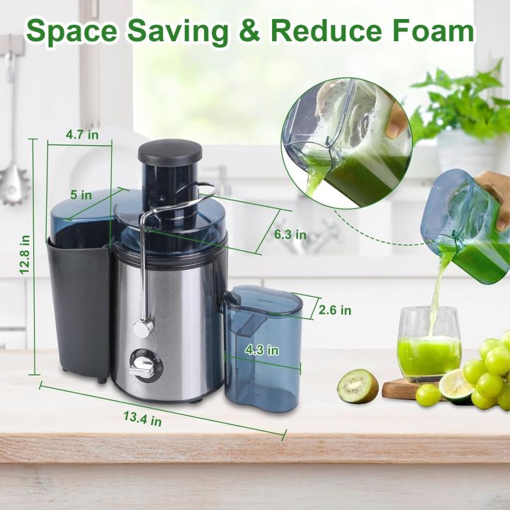 Fresh%20Juice%20Extractor%20Machine%201000W%20Centrifugal%20Dual%20Speed%20BPA-Free%20,%20Silver%20Crest%20-%20Image%202