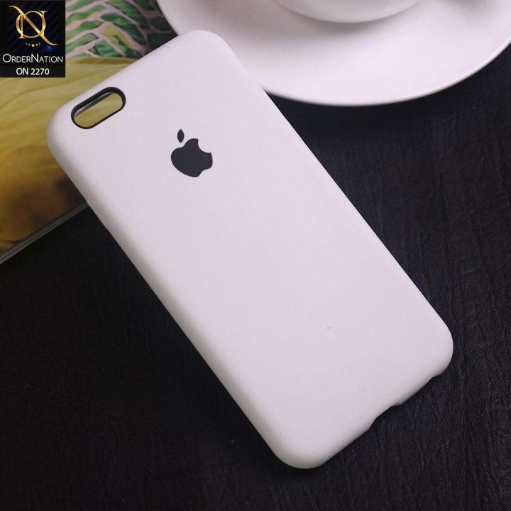 iPhone 6s Plus / 6 Plus Cover - White - Silicon Matte Candy Color Soft Case
