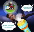 Kids Galaxy Projector Torch – 3 Slides, 24 Patterns, Endless Exploration. 