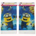 MINIONS TABLE COVER - PLASTIC TABLECLOTH - MINIONS THEME TABLE COVER - 108 CM X 180 CM. 
