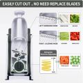 Mandoline Spring Slicer Vegetable and Fruits Cutter Meal Prep Pump Brava Slicer and Dicer - Multifunctional High Quality ABS Vegetable & Fruit Slicer - Precision Slicing Made Effortless.. 