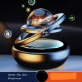 Crystal Ball Rotating Solar Powered Car Dashboard Air Freshener Perfume. 