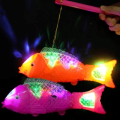 Light Fish Toy for Kids | Electric Flash of Light Fish Operated with Battery | Glow Swing Electric Fish with LED for Toddler Girls Boys. 