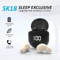 SK18 Invisible Wireless Earbuds - Bluetooth 5.3, Noise Reduction, for Xiaomi. 