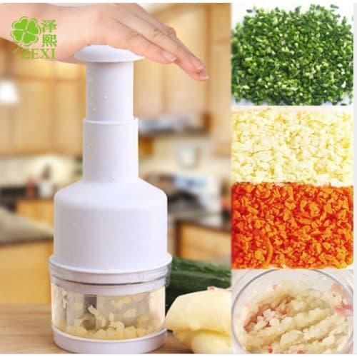 Hand Press Food Processor Vegetable Chopper