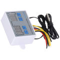 Dual Temperature Controller, Heating Cooling Digital Thermostat 12V with NTC 10K Sensor for Aquarium Tank for Greenhouse. 