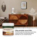 Wood Filler Putty 150g Stainable Wood Crack Filler Wooden Furniture Repair Kit Wood Hole Filler for Cabinets Tables Floors Doors. 