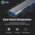 USB HUB 3.0 With 4 Ports 5V/1.5A Charging High Speed 5Gbps - Multi Device Extension Connector USB Hub for PC, Windows, Mac, Surface Pro, Laptop, Printer, Mobile - Super Fast Multi Splitter Adapter for Mobile Gaming, PS4, Phone, Tablet, Computer. 