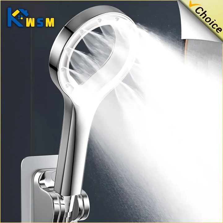 Heart Ring Spray Booster Shower Heads High Pressure Shower Head Home Shower Sets Bathroom Rain Shower Mixer Bathroom Accessories