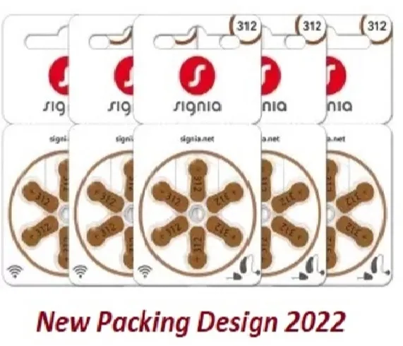 Siemens%20Hearing%20Aid%20Batteries%20-%20Signia%20Hearing%20Aids%20Battery%20-%20Size%20+312%20Brown%20-%20Image%203