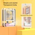 Portable Air Conditioner, Rechargeable Personal Cordless Air Cooler Quiet Desk Fan with 3 Speeds Small Air Conditioner Fan Mini Evaporative Cooler for Small Room Office Dorm and Outdoor. 