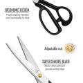 Stainless Steel Tailor Scissors for Cutting Fabric Heavy Duty Scissors for Leather Cutting Industrial Sharp Sewing Shears for Home Office Artists Dressmakers  - Tailor's Dressmaking Shears Fabric Scissors 10 inch. 