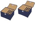 Drawer Organisers Underwear Washable Underwear Storage Box Fabric Household Closet Organizer Oxford Cloth Socks Bra Underwear Organizer With Cover. 