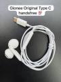 Original Gionee Type C Handsfree Imported | Gionee Original Handsfree Type C | In-Ear Earphones with Mic | Deep Bass USB-C Headset | Best for Gaming & Music | Compatible with All Type-C Devices. 