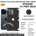 APPLE iPhone 14 Pro Max Back Protector Sheet Wrap FULL COVER. 