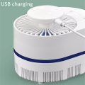3 Speeds Portable LED Foldable Rechargeable Mosquito Killer Lamp USB Desktop Fan Insect Trap Light. 