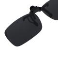Clip-on Polarized Day Night Vision Flip-up Lens Driving Glasses Sunglasses. 