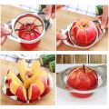 Stainless Steel Apple Fruit Vegetable Slicer Cutter / Apple Slicer With Core Remover. 