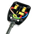UK 3 Extension Power Cord,IEC UK Male Plug to Female Outlet Socket HongKong Power Cable Extented(UK Plug,0.). 