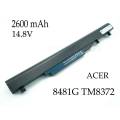 Laptop Battery   Acer TravelMate 8372 8372G 8372T 8372Z series  P/N  AS10I5E  4 Cell - Black. 