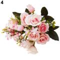 1 Bouquet 15 Heads European Style Artificial Royal Rose Home Room Decor Flowers. 