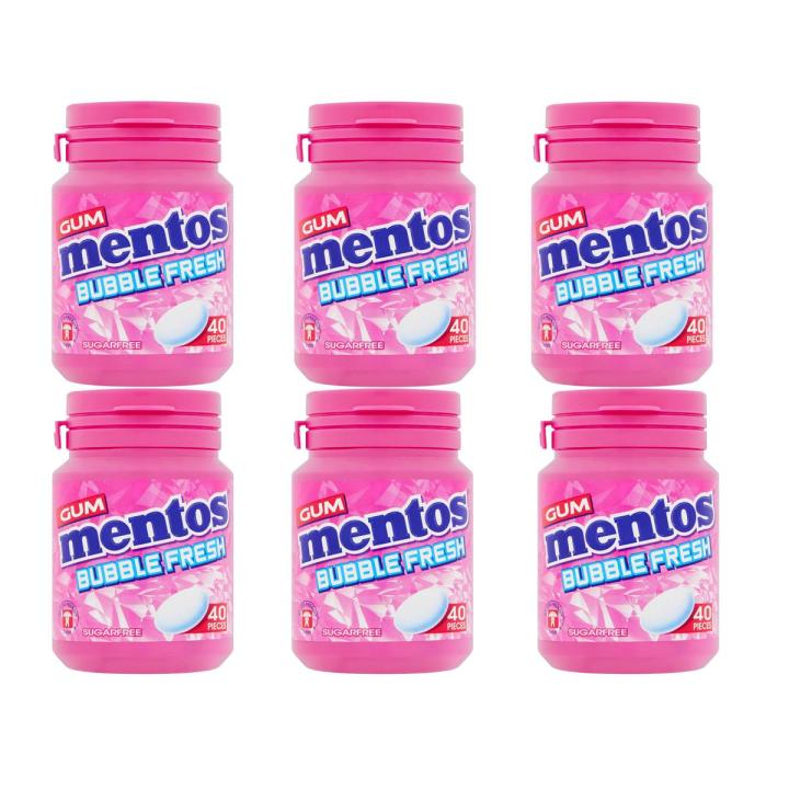 Mentos Gum Big Bottle Curvy Chewing Gum, Pure Fresh Wintergreen, 6 - View #10