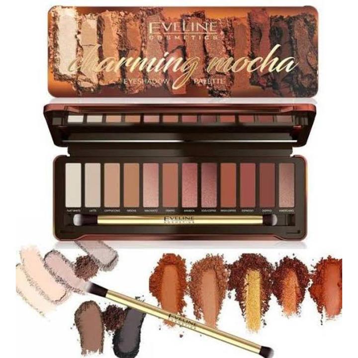 EVELINE Charming Mocha Eye Shadow Palette